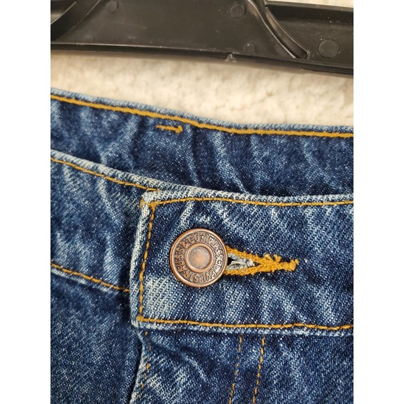 Vtg 90s Levis 505 Blue Jeans Orange Tab Mens 38x30 Straight Leg Hi Rise (36x29) - Picture 8 of 10